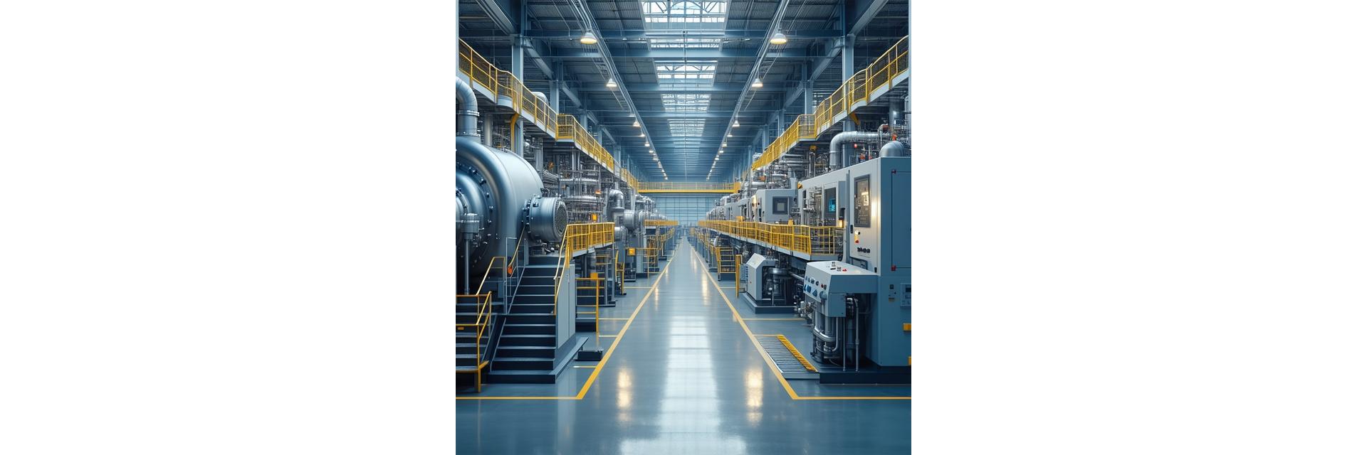 High-performance machinery in a modern industrial setting